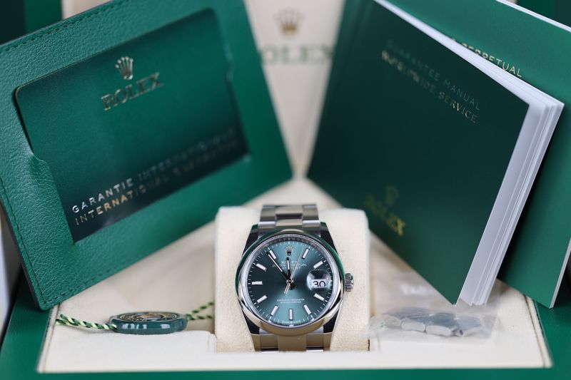 Rolex Datejust 36 Mint Green - 2024