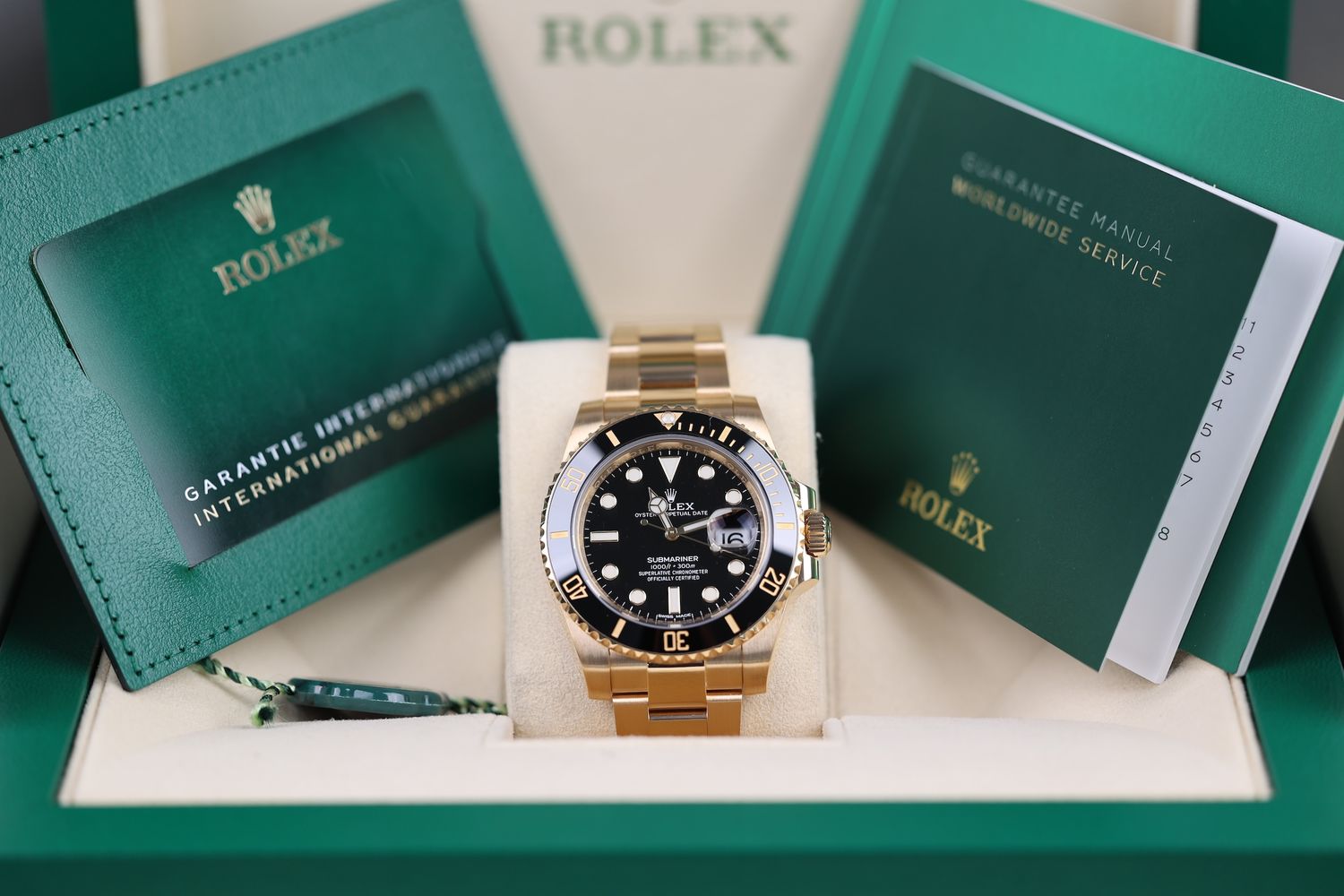 Rolex Submariner Gelbgold Schwarz - 2020