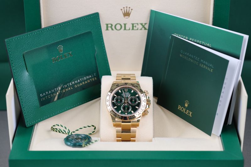 Rolex Daytona Gelbgold Grün (John Mayer) - 2021