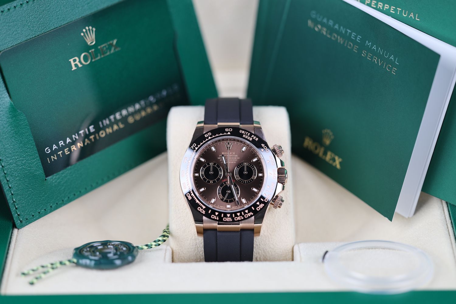 Rolex Daytona Oysterflex Roségold Schoko - 2022