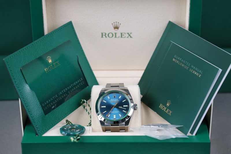 Rolex Milgauss Blau  - 2023