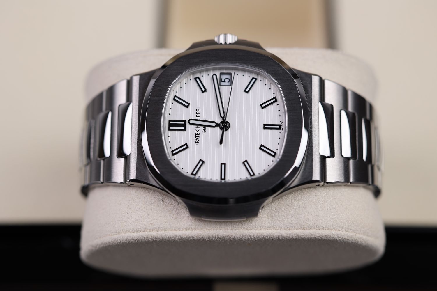 Gebrauchte Patek Philippe Nautilus Patek Philippe Nautilus Weiß 2016