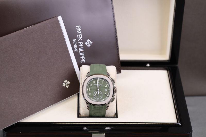 Patek Philippe Aquanaut Chrono Grün - 2024 Patek Philippe Aquanaut Chrono Grün - 2024