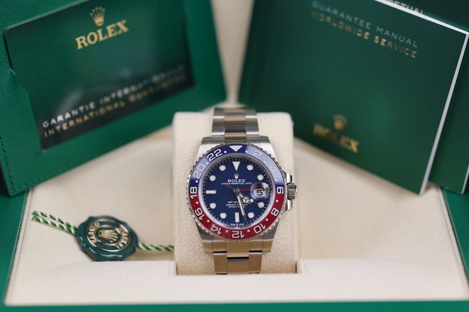 Rolex GMT-Master II Pepsi Weißgold - 2022