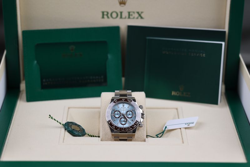 Rolex Platin Daytona Baguette Dia Dial - 2023