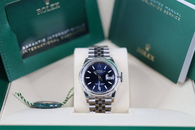 Rolex Datejust 36 Blau - 2025