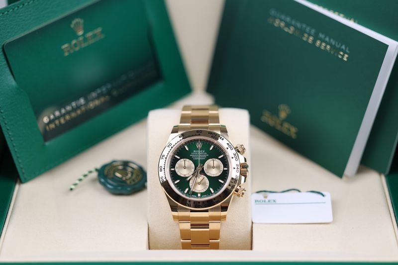 Rolex Daytona Gelbgold Grün (John Mayer) - 2025