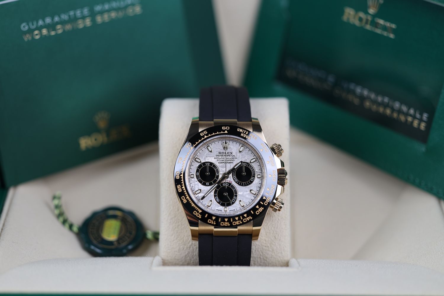 Rolex Daytona Oysterflex Gelbgold Meteorite - 2023