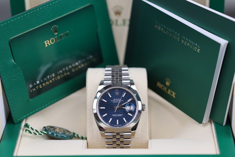 Rolex Datejust 41 Fluted Blau - 2025