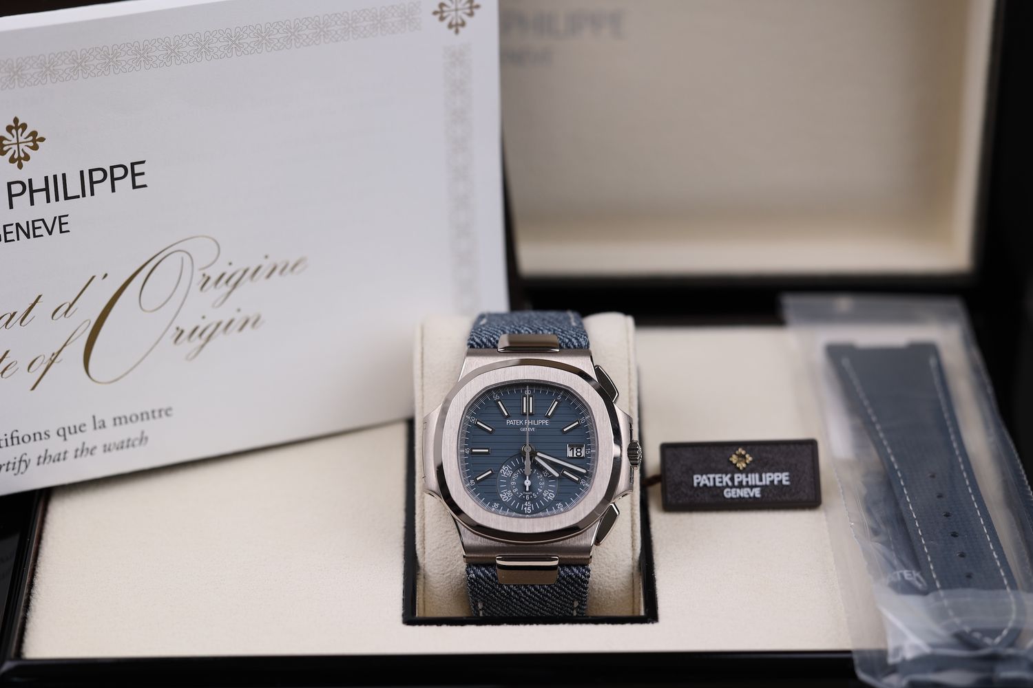 Patek Philippe Nautilus Flyback Chronograph Denim - 2024