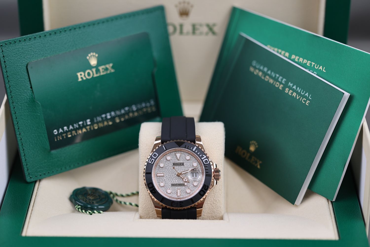 Rolex Yacht-Master Roségold Pave Dial - 2024