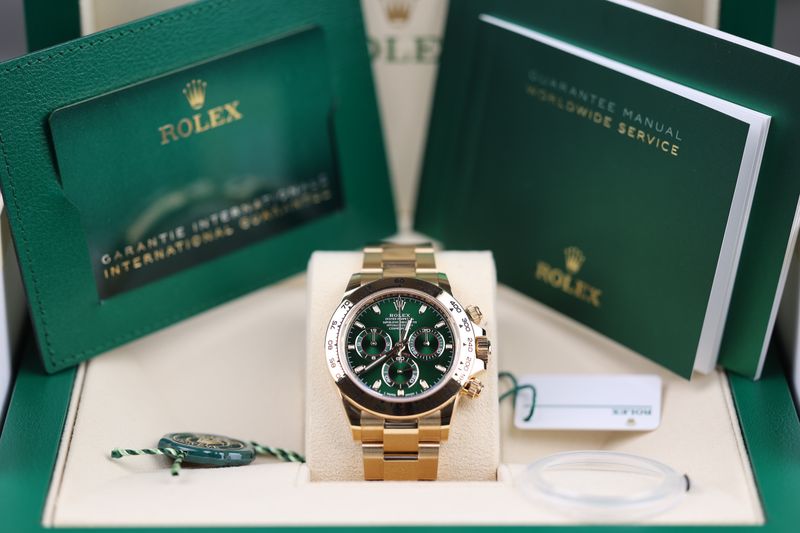 Rolex Daytona Gelbgold Grün (John Mayer) - 2021