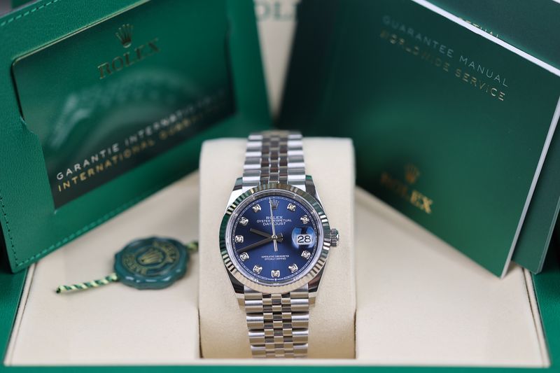 Rolex Datejust 36 Blau DIA - 2025