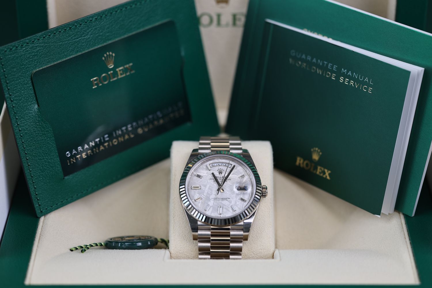 Rolex Day Date 40 Weißgold Meteorite - 2023