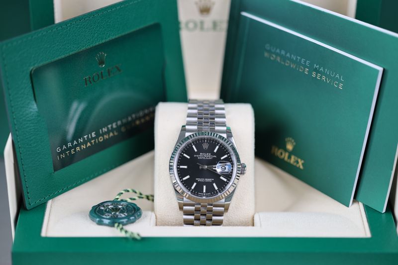 Rolex Datejust 36 Schwarz - 2021