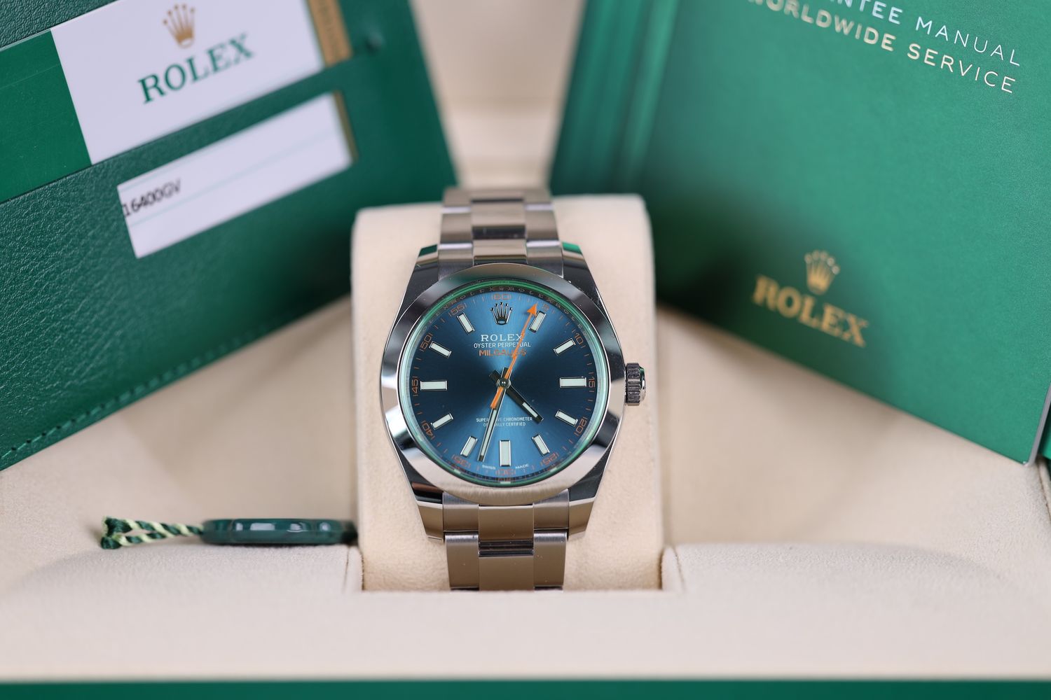 Rolex Milgauss Blau - 2015