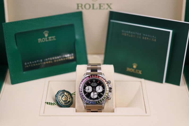 Rolex Daytona Weißgold Rainbow - 2024 Rolex Daytona Weißgold Rainbow - 2024