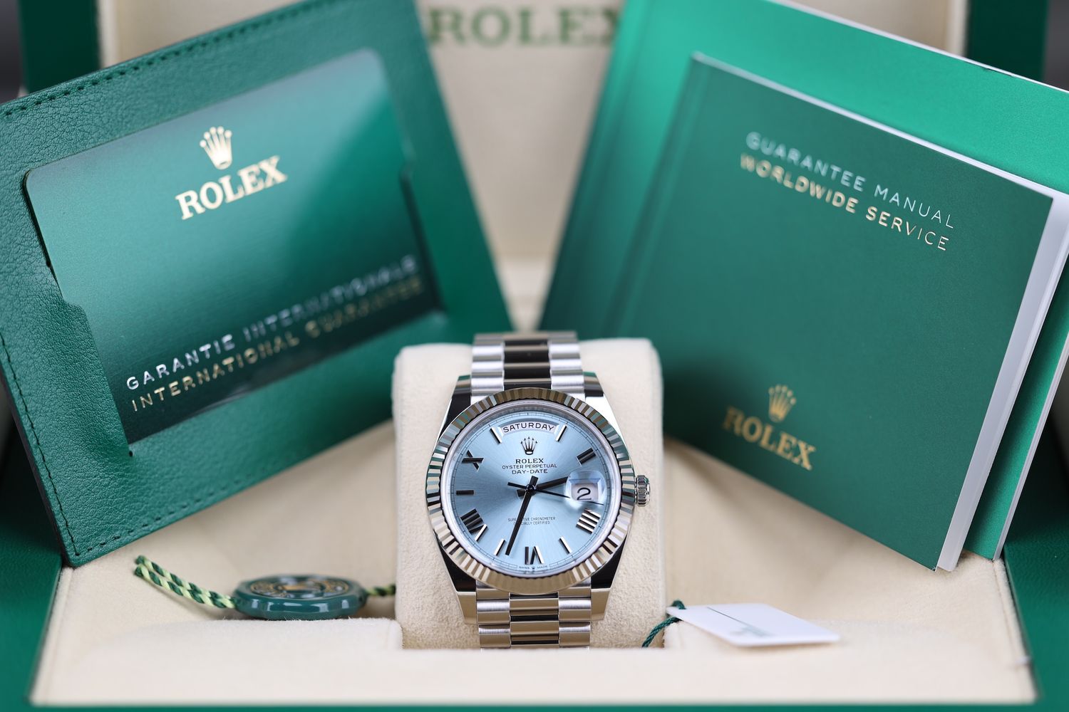 Rolex Day-Date 40 Platin Römisch - 11/2025