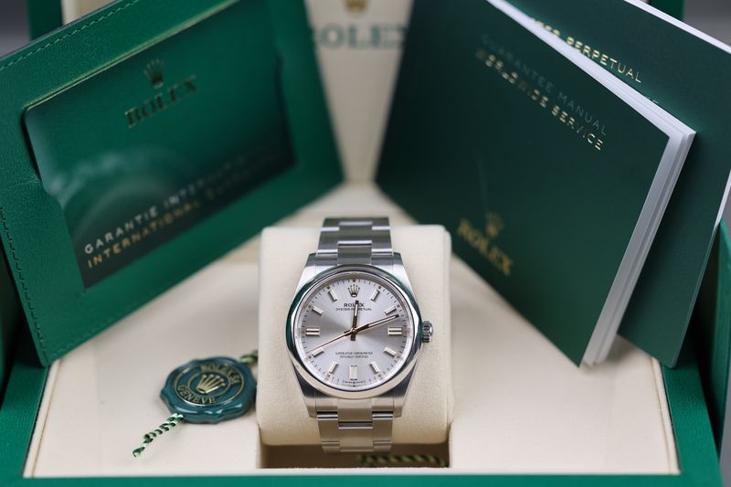 Rolex Oyster Perpetual 36 Silber - 2025 Rolex Oyster Perpetual 36 Silber - 2025