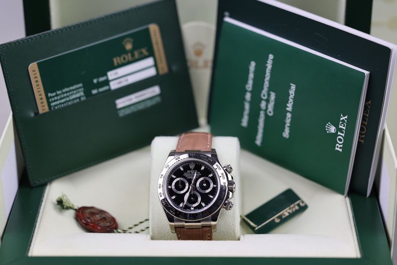 Rolex Daytona Weißgold Schwarz - 2013
