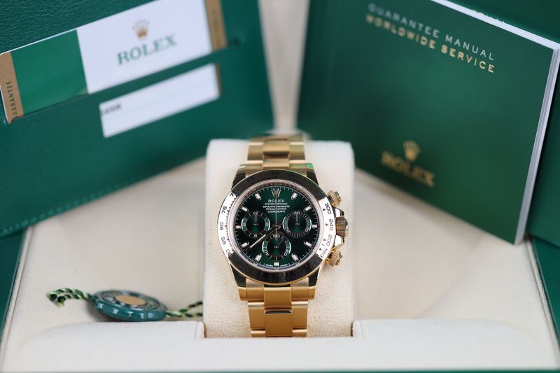 Rolex Daytona Gelbgold Grün (John Mayer) - 2019