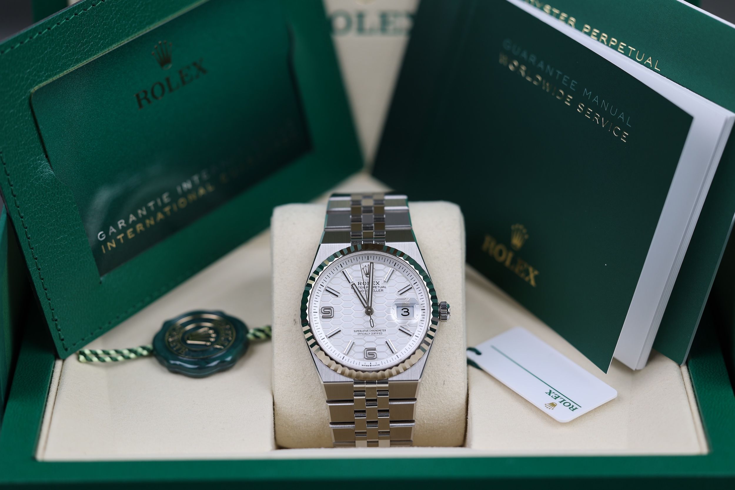 Rolex Land-Dweller 36 Tiefweiß - 10/2025