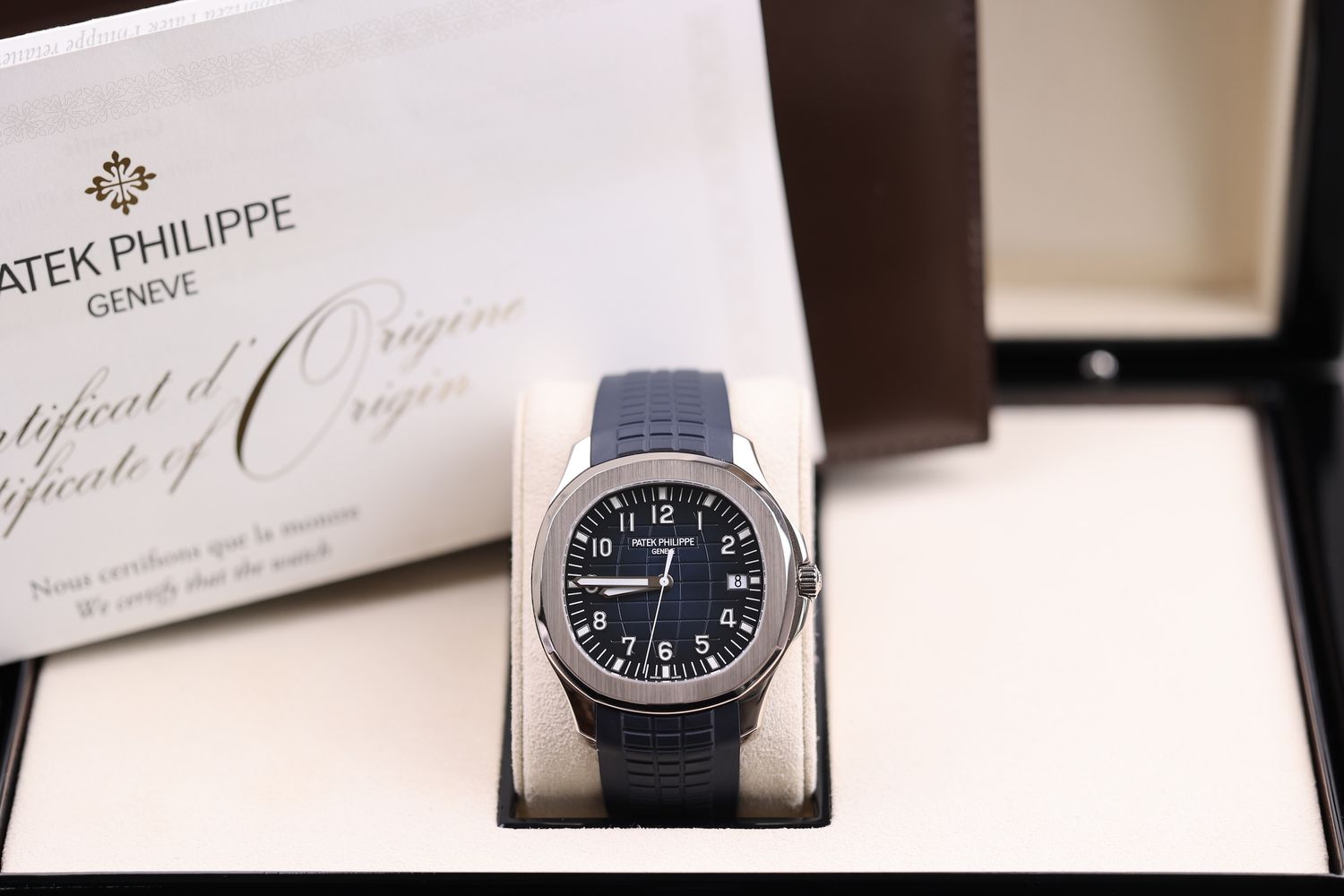 Patek Philippe Aquanaut Weißgold Blau - 2020