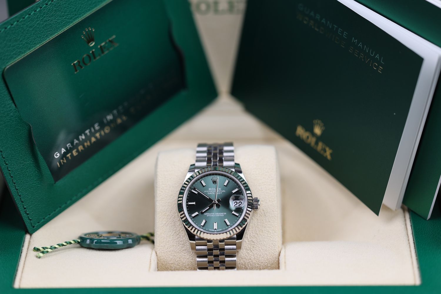 Rolex Datejust 31 Mint Green - 2022