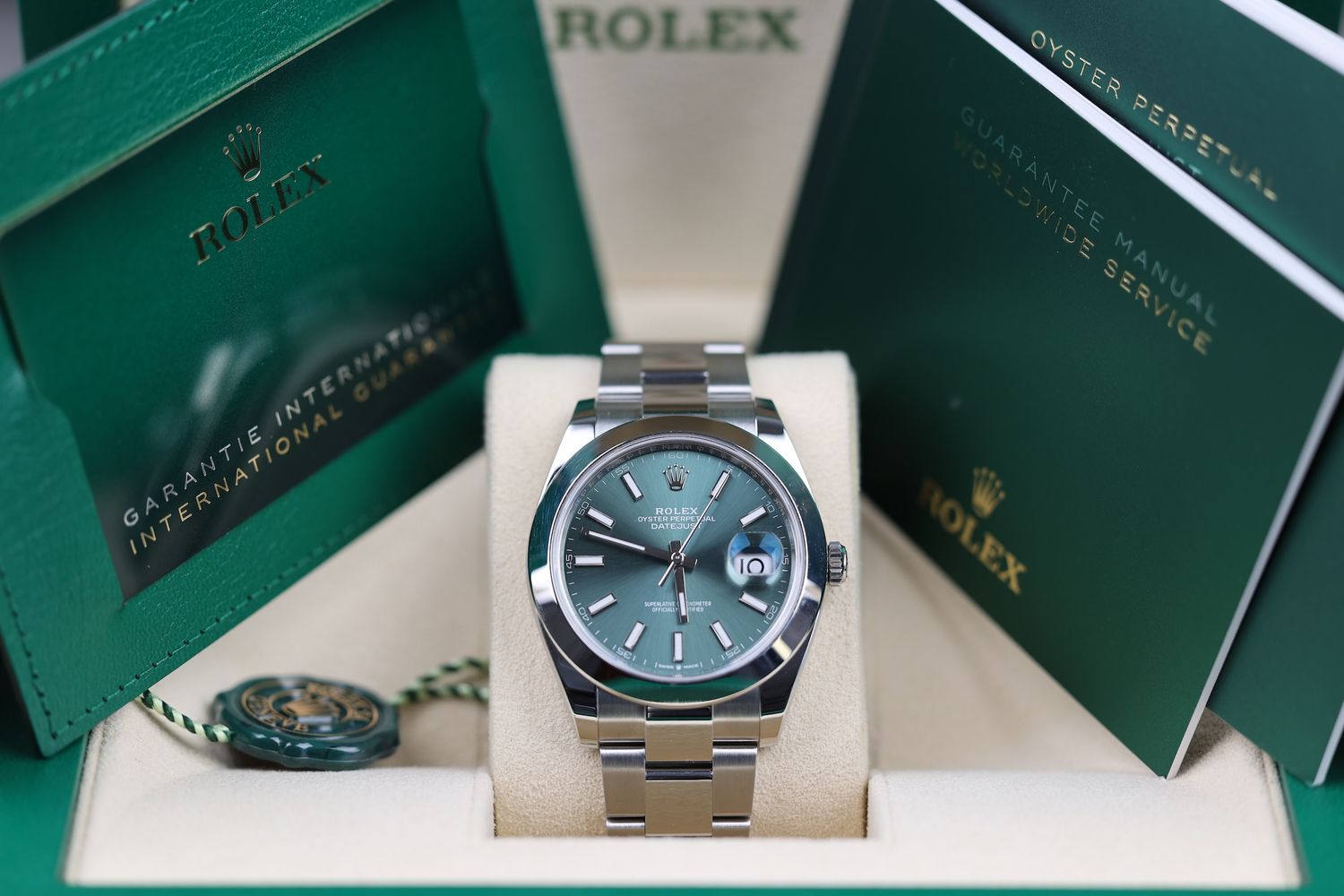 Rolex Datejust 41 Mint Green - 2024