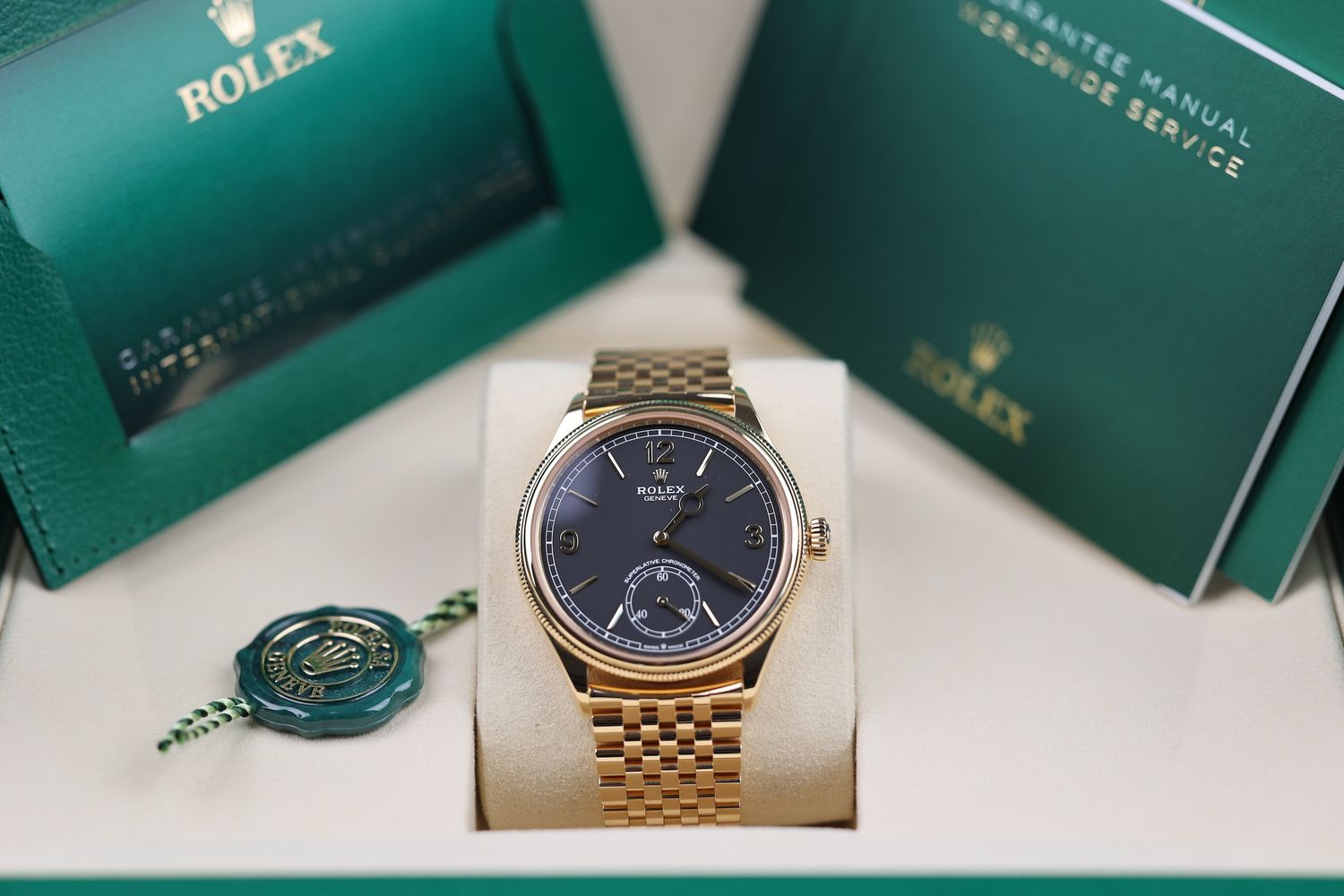 Rolex 1908 Gelbgold Schwarz - 2025