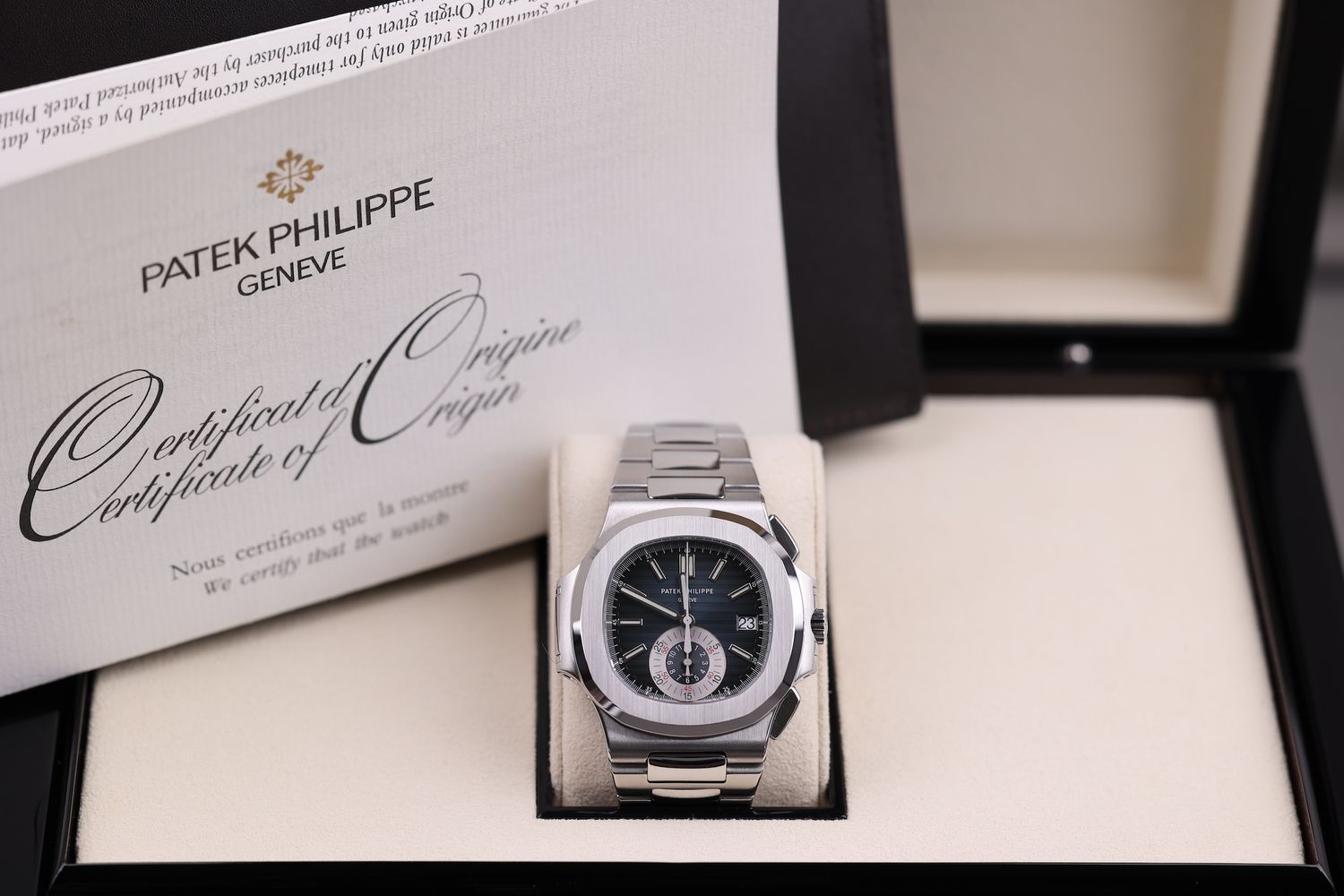 Patek Philippe Nautilus Chrono 5980 Blau - 2013