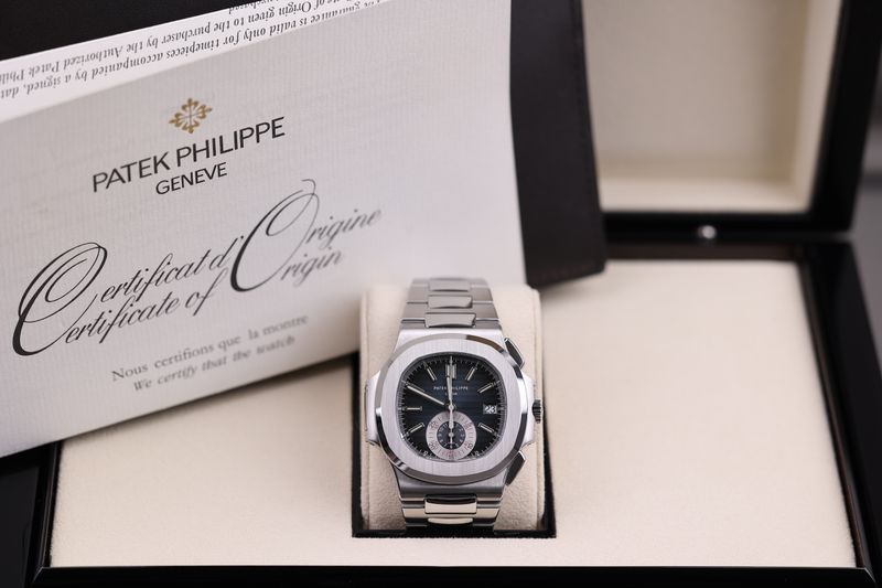 Patek Philippe Nautilus Chrono 5980 Blau - 2013