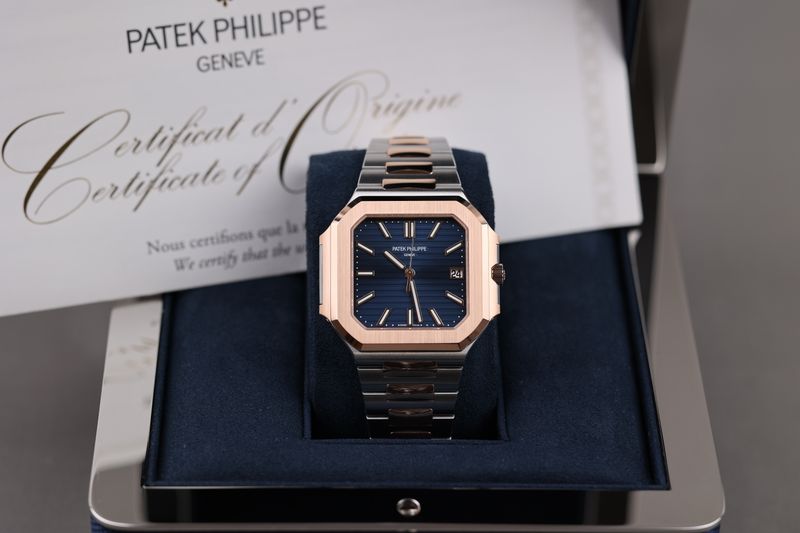 Patek Philippe Cubitus Stahl Gold Blau - 2025