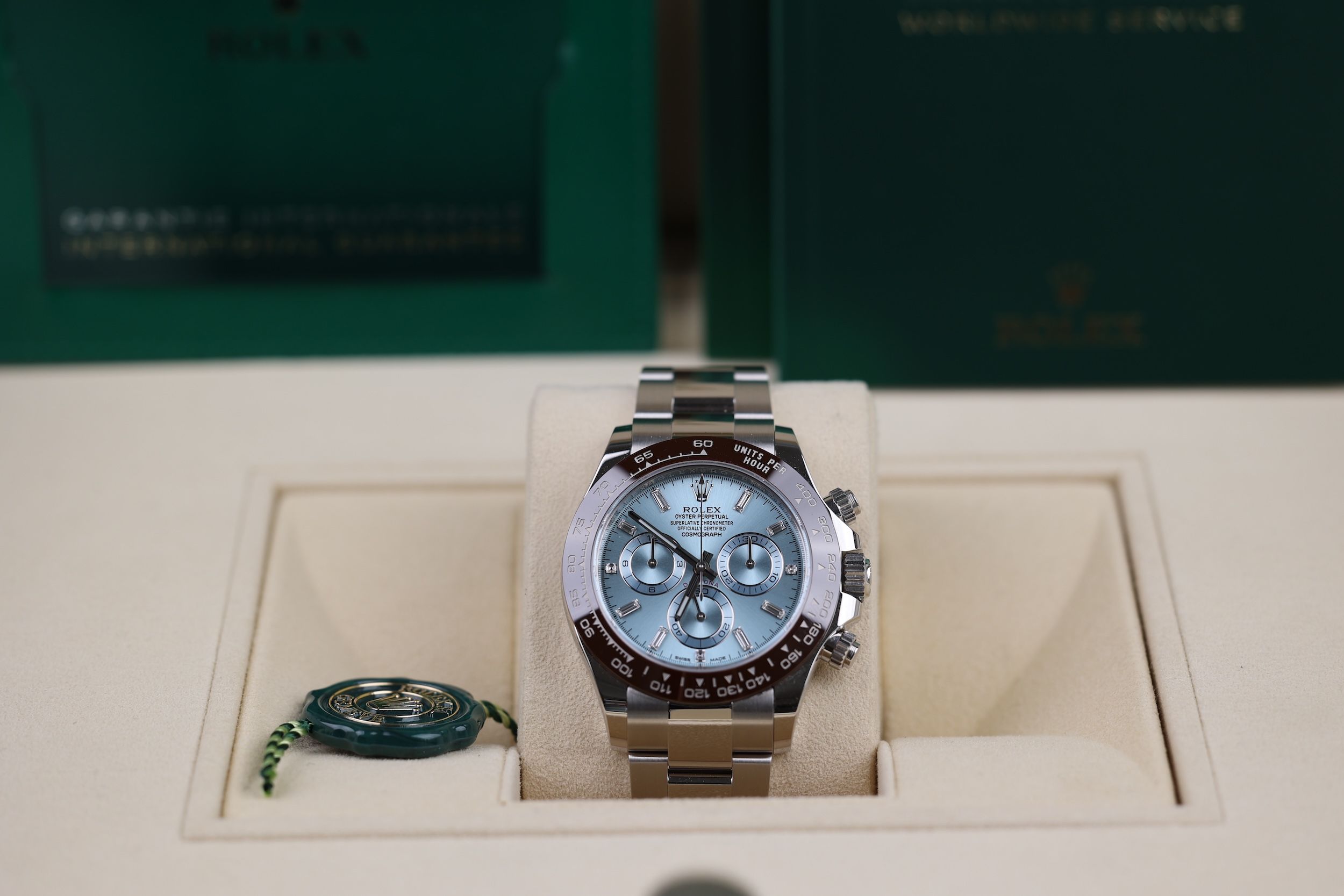 Rolex Platin Daytona Baguette DIA - 10/2022