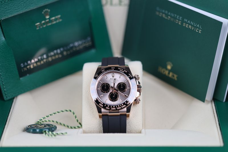 Rolex Daytona Oysterflex Roségold Sundust - 03/2025