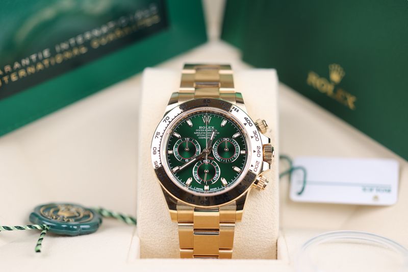 Rolex Daytona Gelbgold Grün (John Mayer)  - 2023