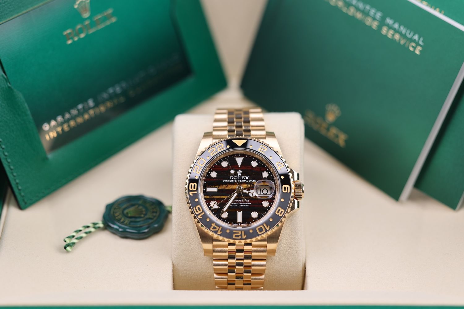 Rolex GMT-Master II Gelbgold Tiger Iron - 2026