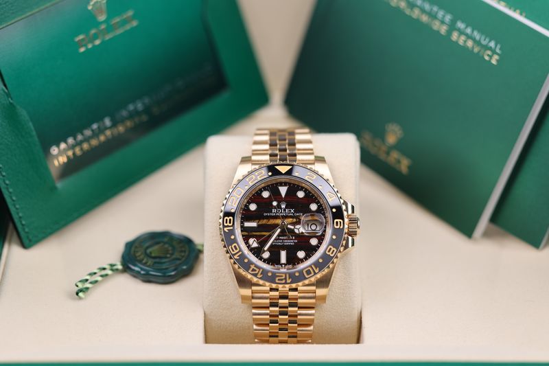 Rolex GMT-Master II Gelbgold Tiger Iron - 2026