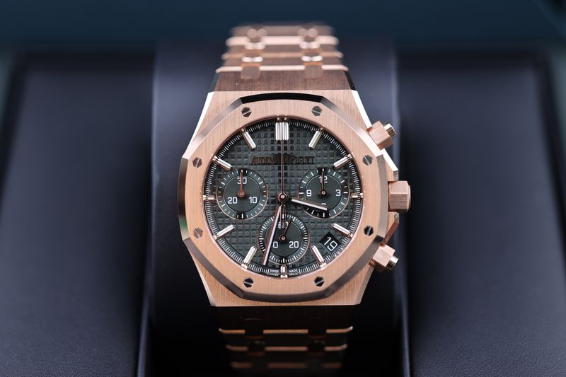 Audemars Piguet Royal Oak Chronograph Roségold Grün - 2025