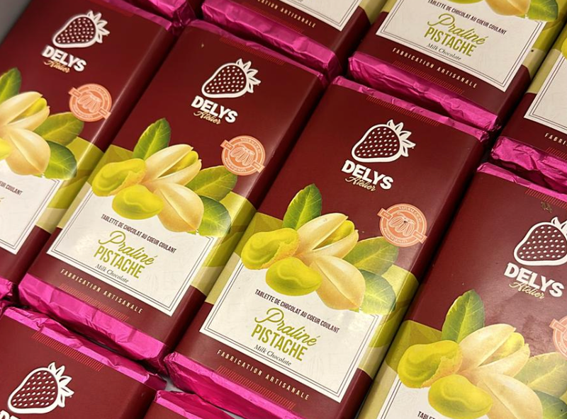 Tablettes de chocolats
