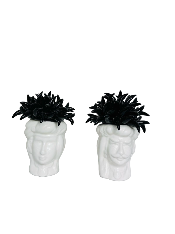 Teste di moro con riccio marino in ceramica