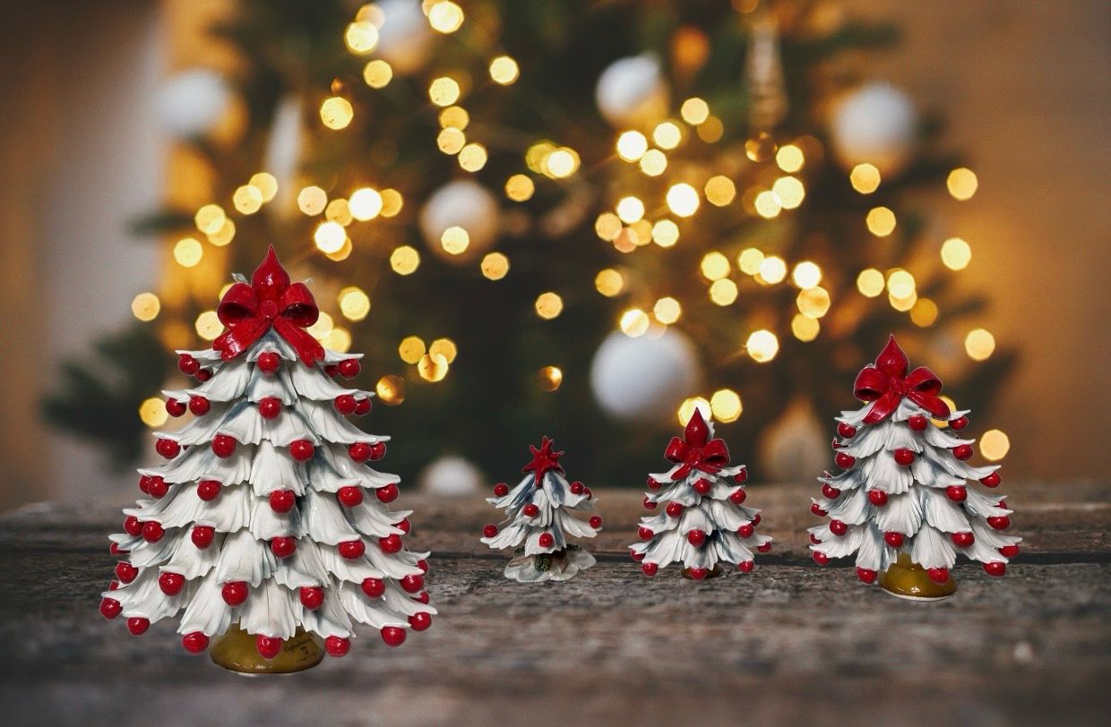 Albero di natale  in ceramica moderno