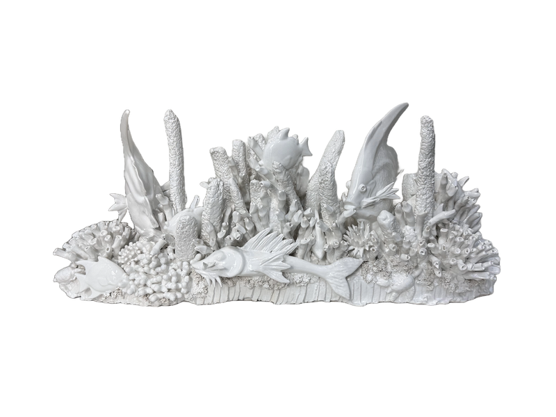 Scena Marina in ceramica con led