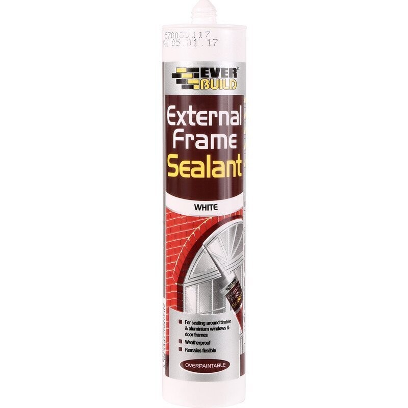 Everbuild 290ml External Frame Sealant White