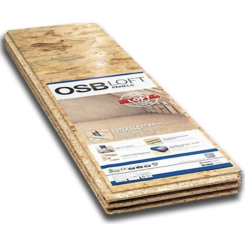 OSB 3 Tongue & Grooved Loft Boards 1220 x 300 x 18mm 3pack