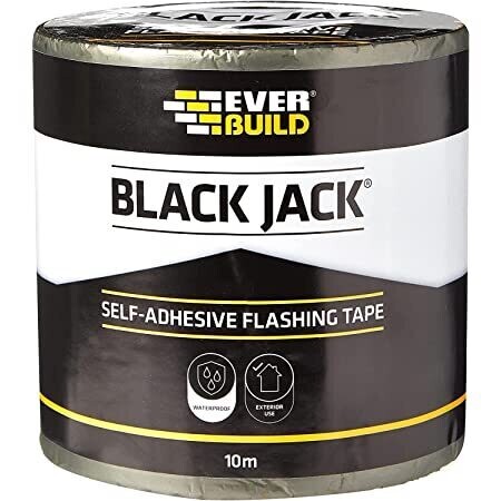 100mm x 10mtr Everbuild Flashing Tape