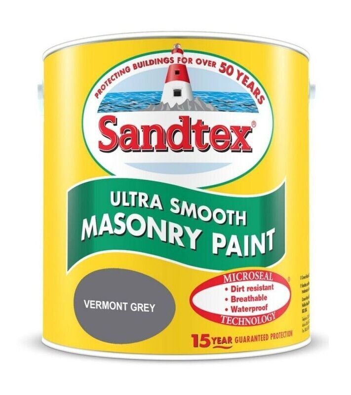 5ltr Sandtex Microseal Smooth Vermont Grey