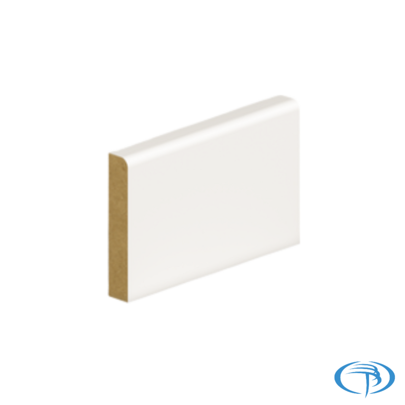 4.4mtr 14 x 44mm Mdf Primed Pencil Round Architrave