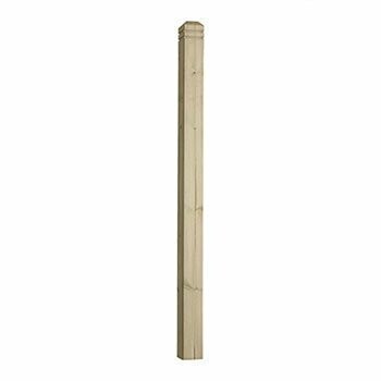 2400mm 82 X 82mm Square Treated Newel Post