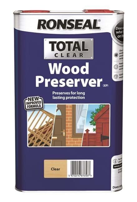 2.5ltr Ronseal Clear Total Wood Preserver